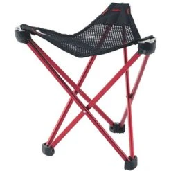 Robens Geographic Camping Stool Red | Lightweight Folding Stool for Outdoor Adventures