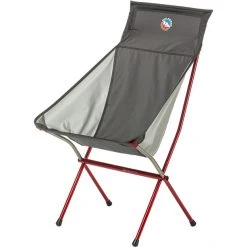 Big Agnes Big Six Camp Chair - Lightweight Folding Chair in Asphalt/Gray