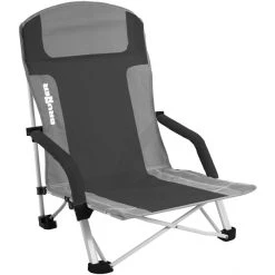 Brunner Bula Chair Grey/Black - Premium Folding Chair for Comfort & Style
