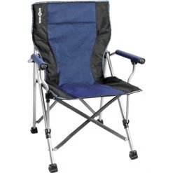 Brunner Raptor Classic Folding Chair – Black/Blue | Premium Comfort & Durability