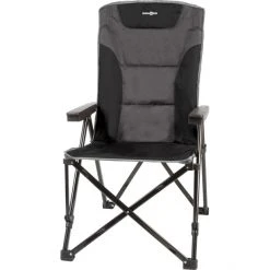 Brunner Raptor Recliner Folding Chair | Black/Grey | Premium Comfort & Durability