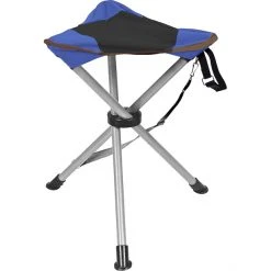 Camp Chairs Sales Store 43 Brunner Triol Tripod Stool Blue | Lightweight Folding Stool | Compact & Durable Design