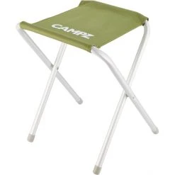 CAMPZ Aluminium Folding Stool | Lightweight & Portable | Olive/Grey
