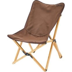 CAMPZ Bamboo Folding Chair Set with Cover and Footrest - Brown/Brown - Comfortable and Portable Outdoor Seating -Camp Chairs Sales Store campz bamboo folding chair set with cover and footrest brown brown 3
