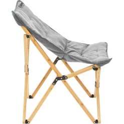 CAMPZ Bamboo Folding Chair Set with Cover | Grey/Brown | Portable & Durable Outdoor Seating -Camp Chairs Sales Store campz bamboo folding chair set with cover grey brown 3