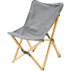 CAMPZ Bamboo Folding Chair Set with Cover | Grey/Brown | Portable & Durable Outdoor Seating -Camp Chairs Sales Store campz bamboo folding chair set with cover grey brown 5
