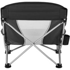 CAMPZ Beach Chair Low Black/Grey - Compact Folding Chair for Outdoor Comfort -Camp Chairs Sales Store campz beach chair low black grey 4