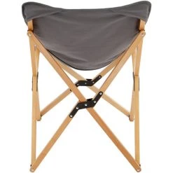 CAMPZ Beech Wood Folding Chair Set with Cover and Footrest, Grey/Brown - Compact and Comfortable Outdoor Seating -Camp Chairs Sales Store campz beech wood folding chair set with cover and footrest grey brown 5