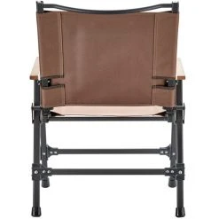 CAMPZ Comfort Aluminium Folding Chair, Lightweight, Portable, Brown/Black - Ideal for Camping & Outdoor Use -Camp Chairs Sales Store campz comfort aluminium faltstuhl l braun 4