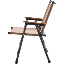 CAMPZ Comfort Aluminium Folding Chair, Lightweight, Portable, Brown/Black - Ideal for Camping & Outdoor Use -Camp Chairs Sales Store campz comfort aluminium faltstuhl l braun 5