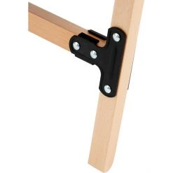 CAMPZ Comfort Beech Wood Folding Chair - Black/Brown | Durable & Portable Outdoor Seating -Camp Chairs Sales Store campz comfort beech wood folding chair grey brown 6