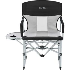 CAMPZ Compact Director's Chair Black/Grey – Lightweight & Portable Folding Chair -Camp Chairs Sales Store campz compact directors chair black grey 2