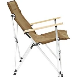 CAMPZ Aluminium Folding Chair Brown/Grey – Lightweight & Durable Outdoor Seating -Camp Chairs Sales Store campz faltstuhl aluminium braun 6