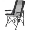 CAMPZ Reclining Folding Chair Black/Grey – Portable & Comfortable Outdoor Seating -Camp Chairs Sales Store campz reclining folding chair 1