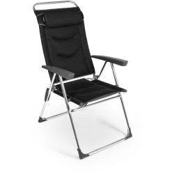 Dometic Lusso Milano Pro Chair Black | Premium Folding Chair | Comfort & Portability