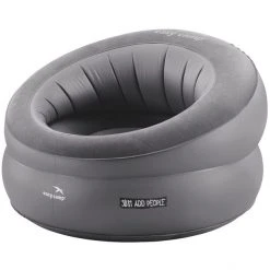 Easy Camp Movie Seat Single Grey - Comfortable Inflatable Seat for Indoor and Outdoor Use
