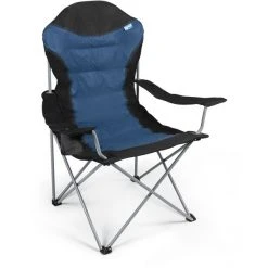 Kampa High Back Chair XL Midnight - Premium Comfort Folding Chair for Outdoor & Camping