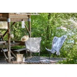 Lafuma Mobilier Maxi Pop Up Folding Chair with Cannage Phifertex Ciel - Lightweight & Durable Outdoor Chair -Camp Chairs Sales Store lafuma mobilier maxi pop up folding chair with cannage phifertex ciel 4