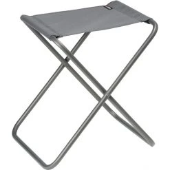 Camp Chairs Sales Store 40 Lafuma Mobilier PH Camping Stool Texplast - Lightweight Folding Stool, Titanium/Grey