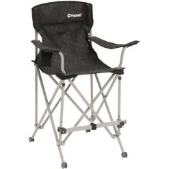 Outwell Monzano Chair Kids - Foldable, Lightweight, and Durable Folding Chair for Children, Black